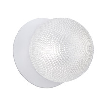 Lassie Diamond Cut Glass Cool White LED Outdoor Wall Light